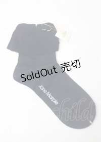 Jane Marple / リボン付きソックス  紺 Y-25-07-11-081-JM-ZA-SZ-ZT169-F003