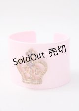 JESUS DIAMANTE / 王冠バングル  ピンク Y-25-07-11-091-JE-AC-SZ-ZY