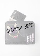 ANNA SUI / ニューイヤードラゴンLファスナー2つ折り財布  黒 Y-25-07-11-093-PU-ZA-SZ-ZY