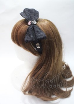 画像2: MILK / Straw Ribbonヘアバンド  ブラック Y-25-07-11-098-ML-AC-SZ-ZI