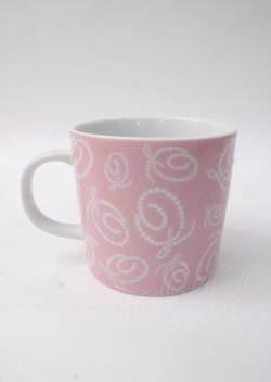 画像2: Q-pot. / QQQ(サンキュー)デザインの限定マグカップ/ノベルティー  ピンク Y-25-07-11-099-QP-ZA-SZ-ZT-F001