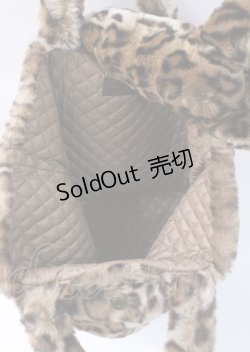 画像4: WONDERFUL WORLD / ヒョウモチーフトートバッグ  ブラウン Y-25-07-11-104-LO-BG-SZ-ZY