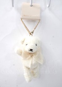 Maison de FLEUR / ショートケーキベアチャーム F アイボリー Y-25-07-11-110-LO-ZA-SZ-ZY