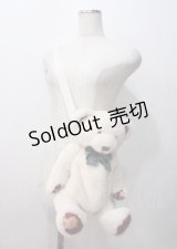 PINK HOUSE / Bear fluffyバッグ  アイボリー Y-25-07-11-112-LO-BG-SZ-ZY