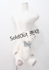PINK HOUSE / Bear fluffyバッグ  アイボリー Y-25-07-11-112-LO-BG-SZ-ZY