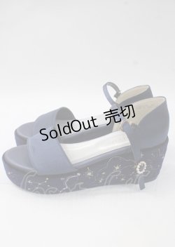 画像2: axes femme POETIQUE / 星座刺繍サンダル L 紺 Y-25-07-11-114-AX-SH-SZ-ZY