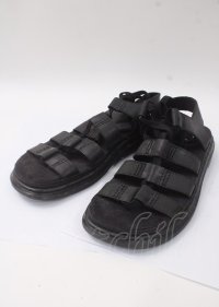 Dr.Martens （Getta Grip） / NARTILLA サンダル UK3 ブラック Y-25-07-11-117-PU-SH-SZ-ZY