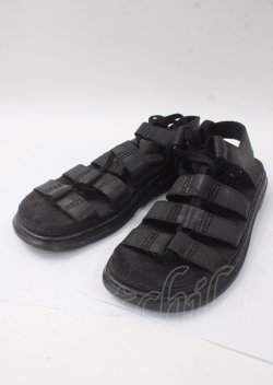 画像1: Dr.Martens （Getta Grip） / NARTILLA サンダル UK3 ブラック Y-25-07-11-117-PU-SH-SZ-ZY