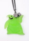 Q-pot. / ウーギー・ブギー/ネックレス　グミ  グリーン Y-25-07-11-014-QP-AC-SZ-ZY