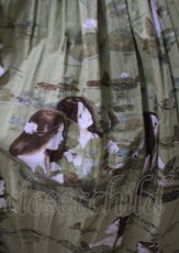 画像4: WONDERFUL WORLD / 睡蓮と少女ワンピース  グリーン Y-25-07-11-123-LO-OP-SZ-ZY (4)