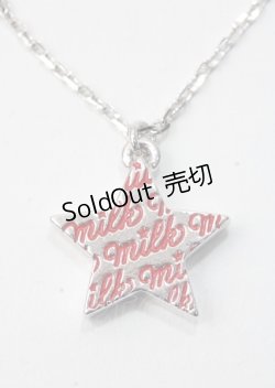 画像1: MILK / スターネックレス  シルバー×レッド Y-25-07-11-023-ML-AC-SZ-ZI