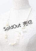axes femme / パール連ネックレス  生成り Y-25-07-11-024-AX-AC-SZ-ZT168-F007
