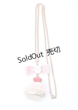 画像3: Q-pot. / ハートチョコレートカップケーキネックレス  ストロベリーチョコレート Y-25-07-11-026-QP-AC-SZ-ZY