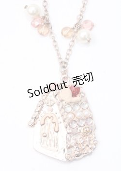 画像1: axes femme / お菓子の家ネックレス  アワピンク Y-25-07-11-028-AX-AC-SZ-ZY