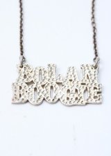 HYSTERIC GLAMOUR / MARC BOLANネックレス  シルバー Y-25-07-11-032-PU-AC-SZ-ZY