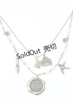 画像1: axes femme / レターモチーフネックレス  Aゴールド Y-25-07-11-033-AX-AC-SZ-ZT
