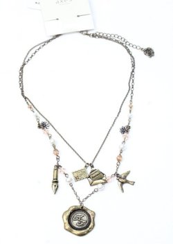 画像2: axes femme / レターモチーフネックレス  Aゴールド Y-25-07-11-033-AX-AC-SZ-ZY
