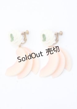 画像2: Q-pot. / ピーチホイップイヤリング   Y-25-07-11-039-QP-AC-SZ-ZY