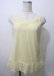 画像1: axes femme / 裾チュールレースタンク M イエロー Y-25-07-12-040-AX-TO-SZ-ZY (1)