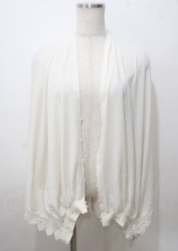 画像1: axes femme / ＵＶカット２ＷＡＹストール  白 Y-25-07-12-048-AX-TO-SZ-ZY