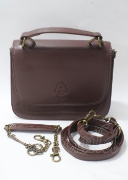 画像1: axes femme / 鍵×チェーンポシェット  ブラウン Y-25-07-12-007-AX-BG-SZ-ZY