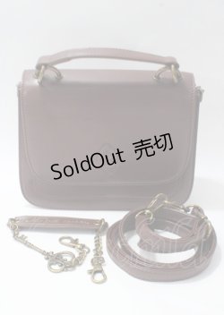 画像1: axes femme / 鍵×チェーンポシェット  ブラウン Y-25-07-12-007-AX-BG-SZ-ZY
