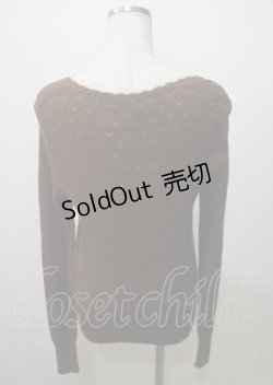 画像2: Emily Temple cute / 透かし編みカーディガン  ブラウン Y-25-07-12-054-ET-TO-SZ-ZT457