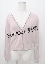 DearMyLove / ハート透かし柄カーディガン 3L ピンク Y-25-07-12-055-EL-TO-SZ-ZY