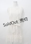 axes femme kawaii / ドットチュールエプロン M 生成り Y-25-07-12-058-AX-OP-SZ-ZY