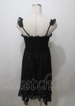 画像2: axes femme / 星座柄シフォン2WAYワンピース M 黒 Y-25-07-12-059-AX-OP-SZ-ZY