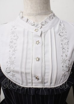 画像3: axes femme POETIQUE / エトワール刺繍ストライプワンピース  紺 Y-25-07-12-061-AX-OP-SZ-ZY