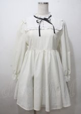 Ank Rouge / スクエアヨークワンピース  クリーム Y-25-07-12-062-CA-OP-SZ-ZT0725