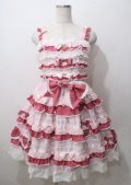 BABY,THE STARS SHINE BRIGHT / Bonbon Parfumジャンパースカート  ピンク Y-25-07-12-069-BA-OP-SZ-ZY