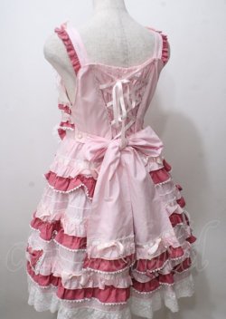 画像5: BABY,THE STARS SHINE BRIGHT / Bonbon Parfumジャンパースカート  ピンク Y-25-07-12-069-BA-OP-SZ-ZY