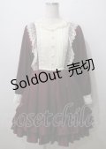 Pina sweetcollection / ローズジャガードワンピース  ボルドー Y-25-07-12-083-LO-OP-SZ-ZY