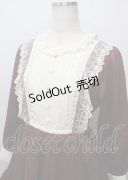 画像3: Pina sweetcollection / ローズジャガードワンピース  ボルドー Y-25-07-12-083-LO-OP-SZ-ZY
