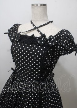 画像3: Angelic Pretty / クロスレースドットワンピース  黒 Y-25-07-12-084-AP-OP-SZ-ZY