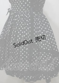 画像4: Angelic Pretty / クロスレースドットワンピース  黒 Y-25-07-12-084-AP-OP-SZ-ZY
