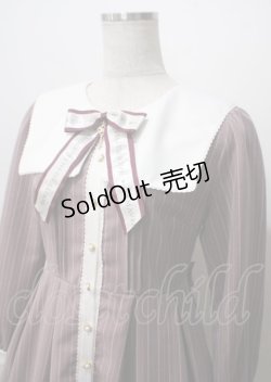 画像3: Amavel / スクエアセーラーストライプワンピース F ピンク Y-25-07-12-085-CA-OP-SZ-ZY