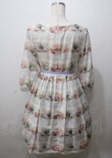 画像2: Leur Getter / Floral Teacup袖付ワンピース  オフ Y-25-07-12-086-LU-OP-SZ-ZT178 (2)