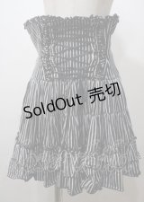 ATELIER PIERROT / ミニコルセットスカート  黒 Y-25-07-12-092-EL-SK-SZ-ZY