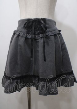 画像1: Secret Honey / フリルコルセット風スカート 2 グレー Y-25-07-12-093-CA-SK-SZ-ZY
