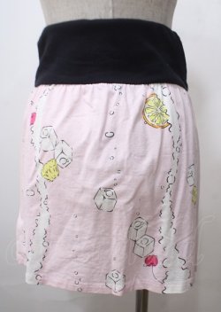 画像2: MILK / Sparklingチューブスカート  ストロベリーソーダ×ピンクボーダー Y-25-07-12-098-ML-SK-SZ-ZY