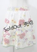 Jane Marple / Straycat's Gardenのフラッフィースカート M オフホワイト Y-25-07-12-099-JM-SK-SZ-ZY