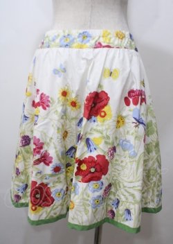 画像2: Jane Marple / Straycat's Gardenのフラッフィースカート M オフホワイト Y-25-07-12-099-JM-SK-SZ-ZY