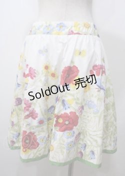 画像2: Jane Marple / Straycat's Gardenのフラッフィースカート M オフホワイト Y-25-07-12-099-JM-SK-SZ-ZY