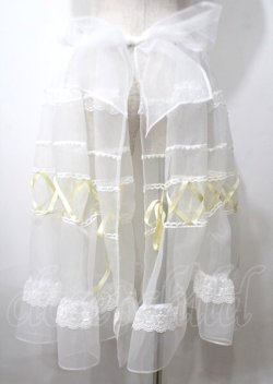 画像2: BABY,THE STARS SHINE BRIGHT / はるちゃんのふわふわオーガンジーオーバースカート  イエロー Y-25-07-12-100-BA-SK-SZ-ZY