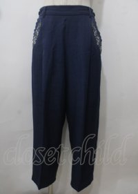 axes femme / ポケット刺 パンツ  紺 Y-25-07-12-106-AX-PA-SZ-ZY