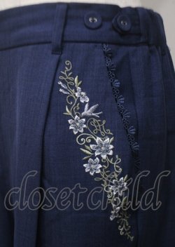 画像3: axes femme / ポケット刺 パンツ  紺 Y-25-07-12-106-AX-PA-SZ-ZY