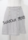 axes femme / ダブルボタンキュロット  グレー Y-25-07-12-107-AX-PA-SZ-ZY